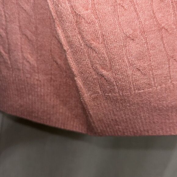 a new day XS-XL Pink Cable Knit Button Front Oversized Tunic Length Cardigan - Picture 11 of 14